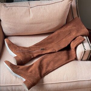 Brown Suede Women's Boots